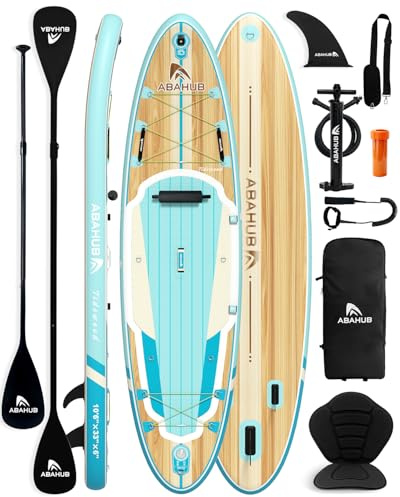 Abahub Stand Up Paddling Board med säte 320 x 84 x 15 cm, lastkapacitet 200 kg