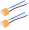 Für H4 Stecker Mit Kabel - Scheinwerferstecker Ersetzen Sie Professionelle 2-Teilige Keramik-Scheinwerferstecker-Steckadapter-Adapterbuchse Buchsenstecker-Keramiksteckeradapter-Kabelbaumstecker Für H