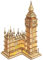 ROBOTIME 3D Puzzle Big Ben Wooden Model Kits Age 14+ for Adult to Build Your Own Laser Cut Jigsaw Building Construction Crafts Kits Best Birthday Gifts