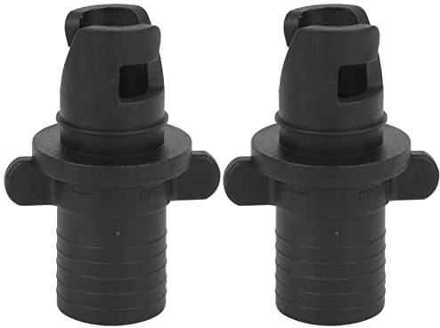 Uppblåsbar paddelbräda Luftventil Adapter,Uppblåsbar Pumpadapter Adaptateur Pompe Air Track Svart Plast Kajak Air Valve Connector Black Boat Ventil Adapter Uppblåsning Surfbräda Sory