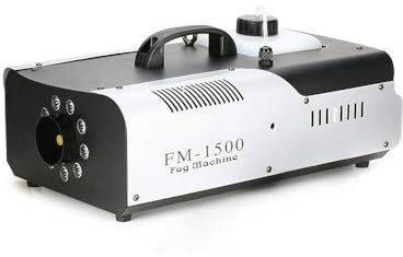 lajgeTJ máquina de niebla,Profi 1500W niebla máquina fogger humo máquina con control remoto para fiesta