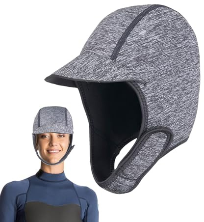 Capucha de buceo de neopreno de 2 mm para hombre y mujer, diseño térmico elástico, ajuste cómodo y flexible, material impermeable duradero | Ideal para surf, buceo, kayak