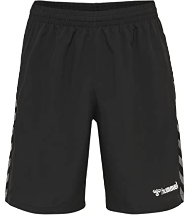 hummel Authentic Training Shorts Kids F2114 schwarzweiss, 12 (152) Kinder
