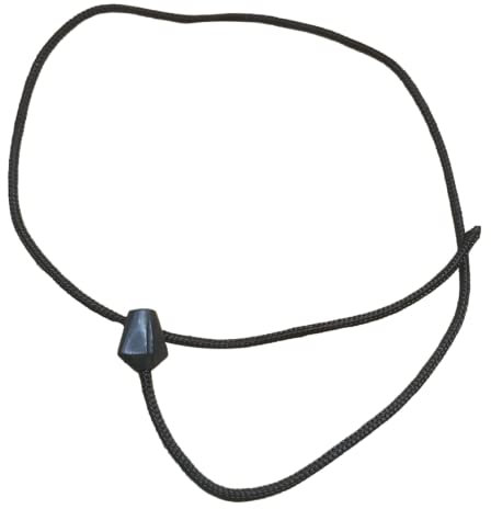 Generico Laccio da 60 cm per zanzariera finestra. corda nero pezzi kit ricambi accessori