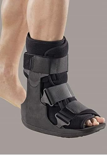 RO+Ten | Equal 450 | Tutore a Stivaletto Rigido Basso | Scarpe Ortopediche Donna e Uomo | Tutore Caviglia Distorsione | Cinghia di Fissaggio (S)