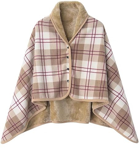 Cozyan Poncho Mantella da Donna Invernale Poncho Donna Caldo Poncho Avvolgente da Donna Maglia Aperta Davanti Leggere Lavorato a Maglia Chiusure Eleganti