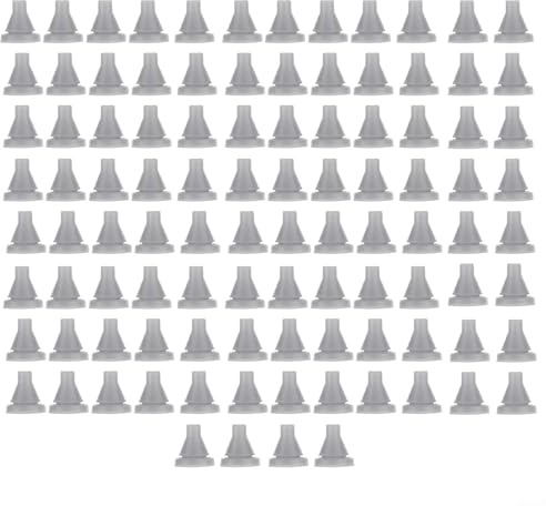 Besttoolifes Paquete de 100 boquillas de silicona para cabezal de ducha, piezas de repuesto, chorros de pulverización de salida de agua, apto para cabezal de ducha de baño con tamaño de apertura de 4