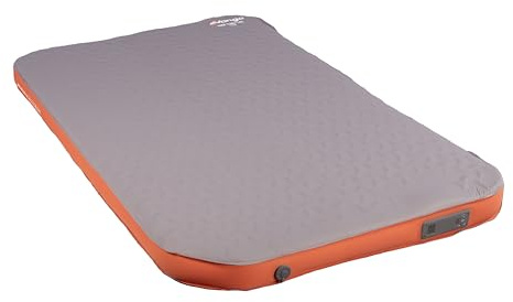 Vango Rock & Roll 12cm Campervan Self-Inflating Mattress – Luxury 12cm Sleeping Mat, 75D Brushed Fabric, Compact Pack Size, Carry Bag Included (Rock & Roll Lux (With Built-In Rechargeable Pump))