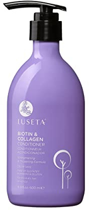 Luseta Biotin & Collagen Conditioner Thickening for Hair Loss, 16.9oz Biotin Hair Conditioner for Hair Growth - Infused with Argan Oil to Repair Damaged Dry Hair - Sulfate Free Paraben Free