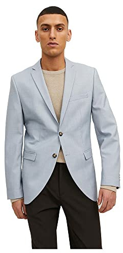 Jack & Jones JPRSOLARIS Blazer Noos - Giacca da Uomo, Colore: Blu Cashmere e Fit: Super Slim Fit, Taglia 52, Cashmere Blue/Fit: Super Slim Fit, 58