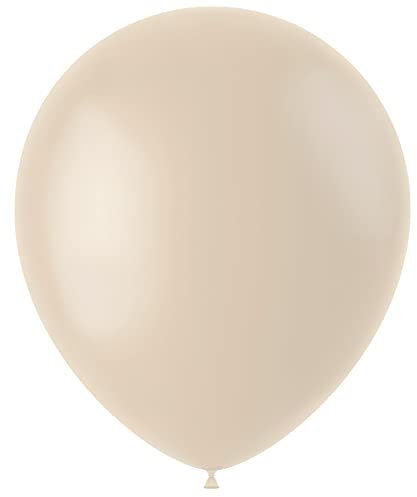 Palloncini Beige 33 cm 10 pezzi - Palloncini a elio in Lattice Naturale Creamy Latte per Kit Arco Ghirlanda Palloncino e Decorazioni per Festa a Tema, Compleanno, Matrimonio