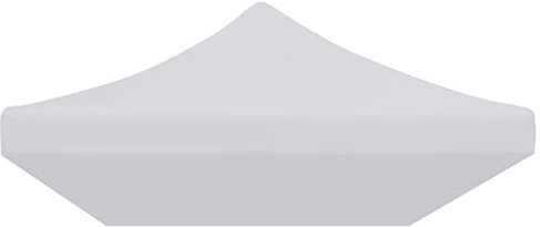 HIGSOSE Toit de tente de réception - 3 x 6 m - Blanc - Toit de rechange - Accessoires de tonnelle - Étanche et stable - Résistant à l'hiver - Pour pavillon de jardin