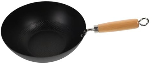 Garneck Petit Wok Fer Japonais Sans Revêtement Cuisson Rapide Et Uniforme Poêle à Frire Polyvalente Pour Usage Domestique Et Professionnel