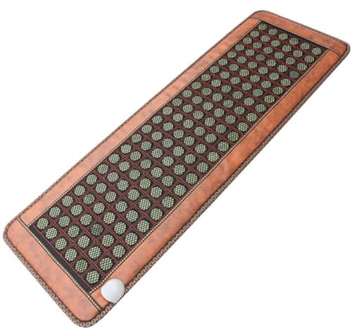 Coussin Chauffant Infrarouge Lointain, Matelas Chauffant, Coussin Massage Tourmaline, Tapis Chauffant En Tourmaline Jade Naturelle Coussins Chauffants Pour Du Dos, L'abdomen Et Des Jambes(Color:a)