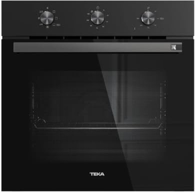 TEKA Horno Multifunción 60cm, HydroClean ECO, 6 Funciones, Guías Plus Extension, Bandeja Antivuelco, Clase A+, Modelo NEO HSB 6150 FBK