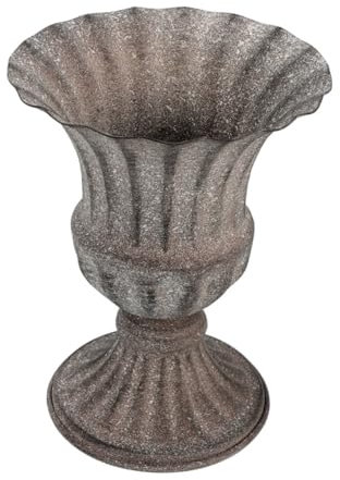 Holibanna Vaso Da Cimitero Commemorativo in Metallo Vintage, Portafiori Per Tomba Piccolo Resistente, Decorazione Funeraria Per Fiori Artificiali Ed Eventi Commemorativi