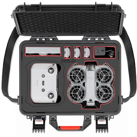 STARTRC Waterproof Hard Carrying Case for DJI Neo 2 Accessories for RC-N/RC2 Controller