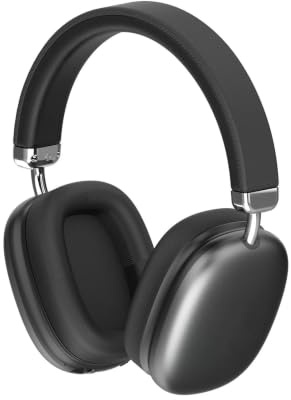 PGVRHCWE Auricular Bluetooth sobre la Oreja Auriculares estéreo Envolvente for Juegos(Black)