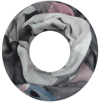 Majea Damen Loop Schal Schlauchschal Halstuch (880021) (grau 8)
