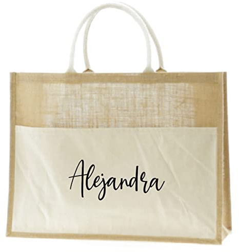 Genérico Bolso yute personalizado con nombre (Nombre)