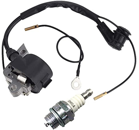 Realman 11224001314 tändspole med tändstift för Stihl bensin gasdriven motorsåg 046 064 066 MS460 MS460R MS460RZ MS460M MS460W MS460Z MS650 MS650R MS660 MS60W 660M
