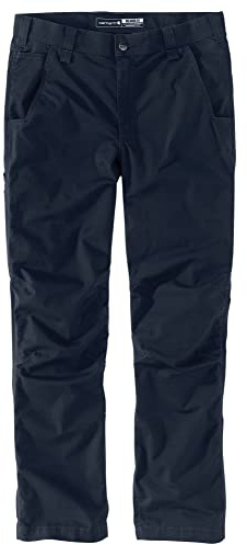 Carhartt Men's Relaxed Straight Force Ripstop Pant, Navy, W32 x L30