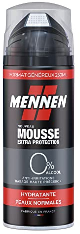 Mennen Mousse à raser Hydratante Peau Normale 0% 250 ml