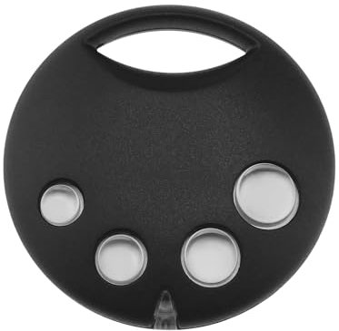 The Lord of the Tools Télécommande Compatible avec Nice Smilo SM4 4 Boutons 433,92 MHz Rolling Code Ouvre-porte à Distance 4,75 X 4,75 cm Ouvre-porte de Garage Noir