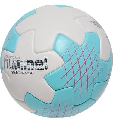 hummel hmlSTAR Training HB, Off White/Light Blue/Red 3