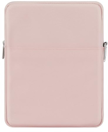 MoKo 9-11 Tablet Tasche für iPad Pro 11 M4 2024, Air M2 2024, Air 5/4, 10th 2024/9th/8th/7th, 9.7, Galaxy Tab S9/S8 11 2023/A 10.1, Surface Go 2 10.5, Rosa