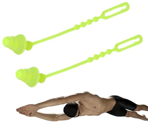 Pruojhw Tappi per le orecchie da nuoto, tappi per le orecchie dei nuotatori, per le orecchie in silicone riutilizzabili per il nuoto - Pocche comode morbide per le orecchie da allenamento