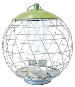 Johnston & Jeff Miami Squirrel Proof Seed Feeder 25cm Metal Wild Bird Feeder