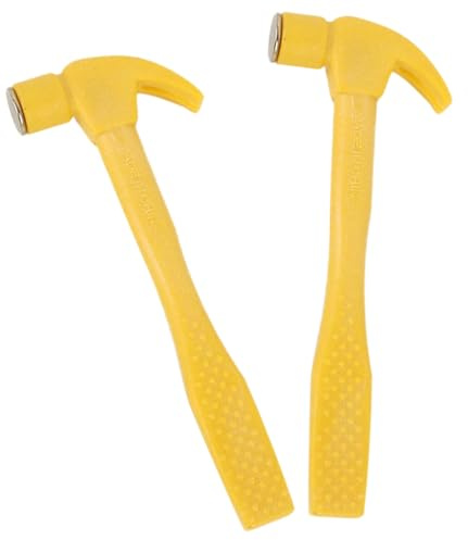 Milisten 2pcs Miniature Hammers Toy Hammer Pounding Toys for Toddlers Boys and Girls for Boys Girls Educational Mallets for Year Olds