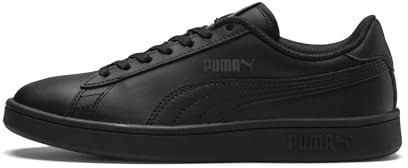 PUMA Unisex Kinder Puma Smash v2 L Jr Niedrig, Puma Black-Puma Black, 38.5 EU
