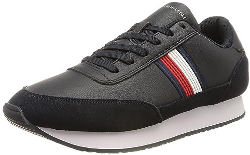 Tommy Hilfiger Herren Runner Sneaker Core Eva Runner Sportschuhe, Blau (Desert Sky), 44 EU