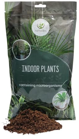 Hortulani Bodenaktivator für Zimmerpflanzen - mit leistungsstarken Mikroorganismen für blühende Gärten - Transformieren Sie Ihren Boden, kultivieren Sie Erfolg! (500g pro 5kg erde)
