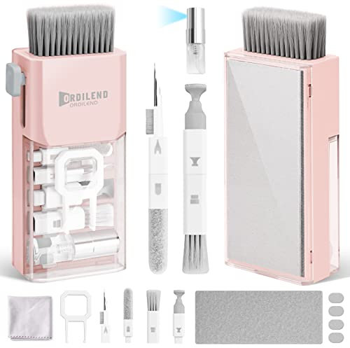 Ordilend Tastatur Reinigungsset, Laptop Reinigungsset, for MacBook Handy, Tastaturreiniger mit Bürste Laptop Keyboard Cleaner for Tablet, Computer, Einfach zu Bedienen und zu Tragen mit Patent