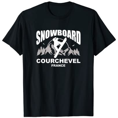 Snowboard Rider, Courchevel, France T-Shirt