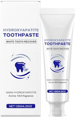 Hydroxylapatit Zahnpasta Ohne Fluorid, Zahnaufhellende Zahnpasta, Whitening Toothpaste Zahncreme, Zahnpasta Reparatur Langanhaltend Frischer Atem (1)