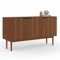 IDMarket - Anrichte Vintage 140 cm Viggo 3 Türen Walnuss-Effekt