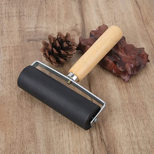 RiToEasysports Rullo a Pressione Nera Stronging Rapporti Manico Comodo -Forza per le Opere D'arte della Pressione per Artigianato per Artisti