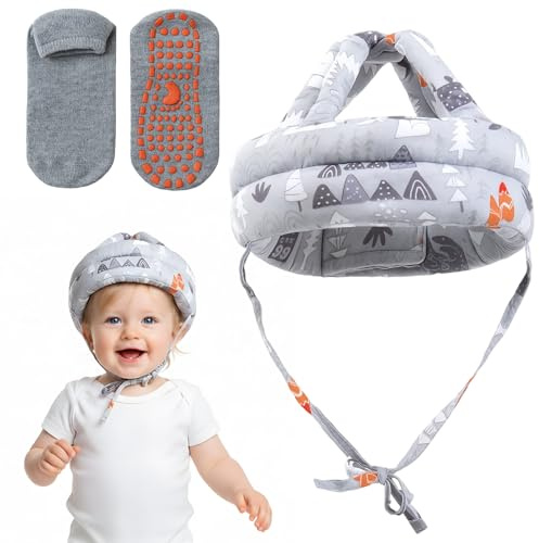 ROBGZMQW Baby Head Protector, Head Protection, Helmet and Pads Kids, Baby Helmet for Crawling and Walking