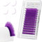 ANNAFRIS Pestañas Pelo a Pelo Color Violeta Púrpuraes 0.07 C 8-15mm Mix Individuales Extensiones de Pestañas Postizas Volumen Ruso Pestañas Naturales Eyelash Extensions(PURPLE 0.07-C Mix)