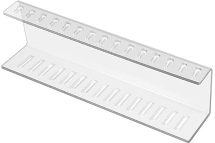 ulafbwur Jewelry Display Rack Belly Button Ear Studs Ring Show Holder Heavy Duty Transparent D