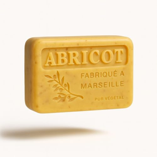 Savons de Provence Fabriqué à Marseille - Multi senteurs - enrichi beurre de karité BIO (Abricot)