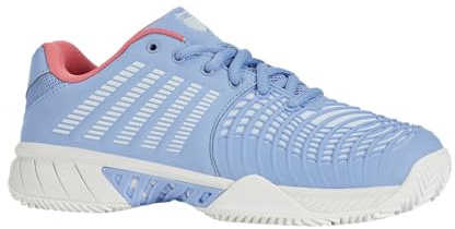 K-Swiss Express Light 3 HB, Scarpe da Tennis Donna, Open Air Bright White Strawberry Ice, 43 EU