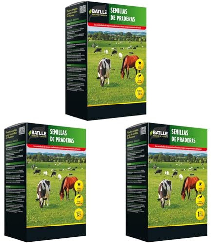 Semillas Batlle Semillas de Praderas - 1kg (Paquete de 3)