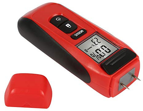 Misuratore di umidità Digitale per Legno, Rilevatore di umidità per Legno per Faggio, Abete Rosso, Quercia, Ciliegio, Noce ecc.