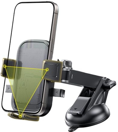 Support de téléphone Portable pour Voiture | Support de téléphone de Voiture à Ventouse, Support de Tableau de Bord pour Automobile, Smartphone, véhicule, Voyage, Femme et Homme