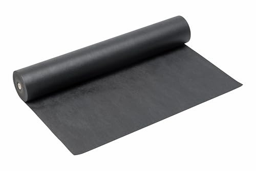 Meister Ogräsduk 50 x 1 m – 150 g/m² – Svart ogräsfilm mot ogräs och frost – andas, lagrar värme och fukt